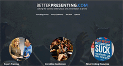 Desktop Screenshot of betterpresenting.com
